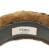 Fendi Zucca Headband, &pound;320, Accessories, Brown, Shearling, Other view